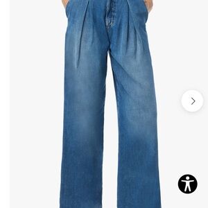 Brand new Joe's The Pleated trouser High Rise Wide leg jeans  26